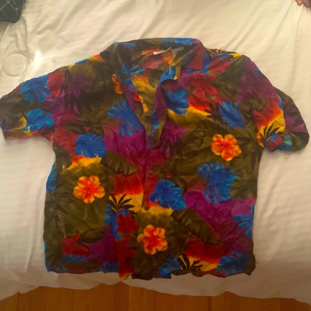 Hawaiian button up, vintage